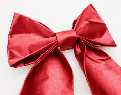 Ruby Satin Pet Bow