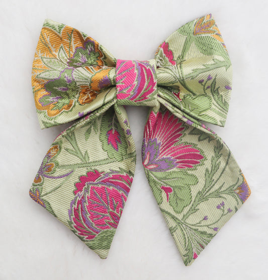Gilded Blooms Pet Bow