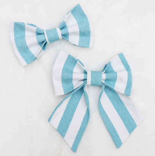 Seaside Stripes Pet Bow