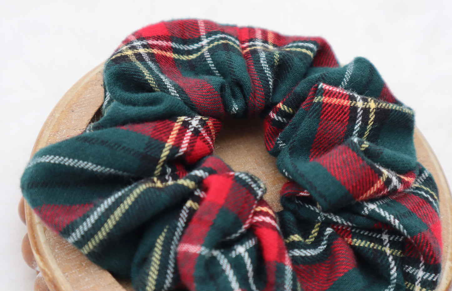 Holiday at the Manor Plaid Hair Scrunchie